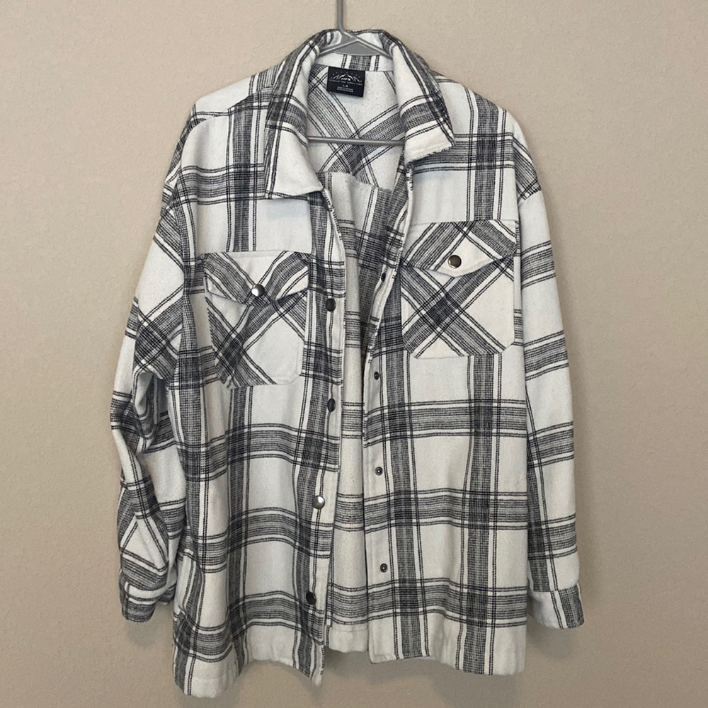 Plaid Shacket NWOT